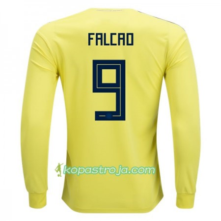 Billiga Fotbollströjor Colombia Falcao 9 VM 2018 Hemma tröja Långärmad